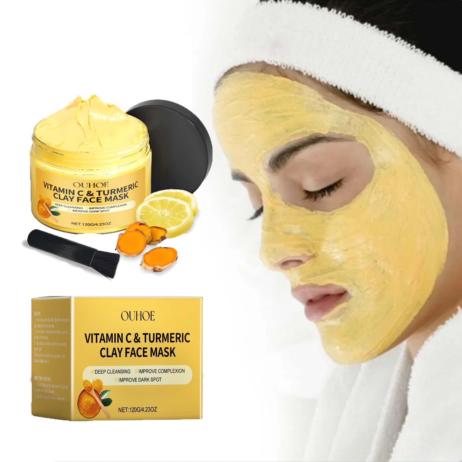 Maschera di fango alla curcuma - Dust Mask Construction recensione e prezzo